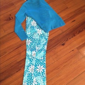 Ann Taylor turtleneck sweater .. teal color